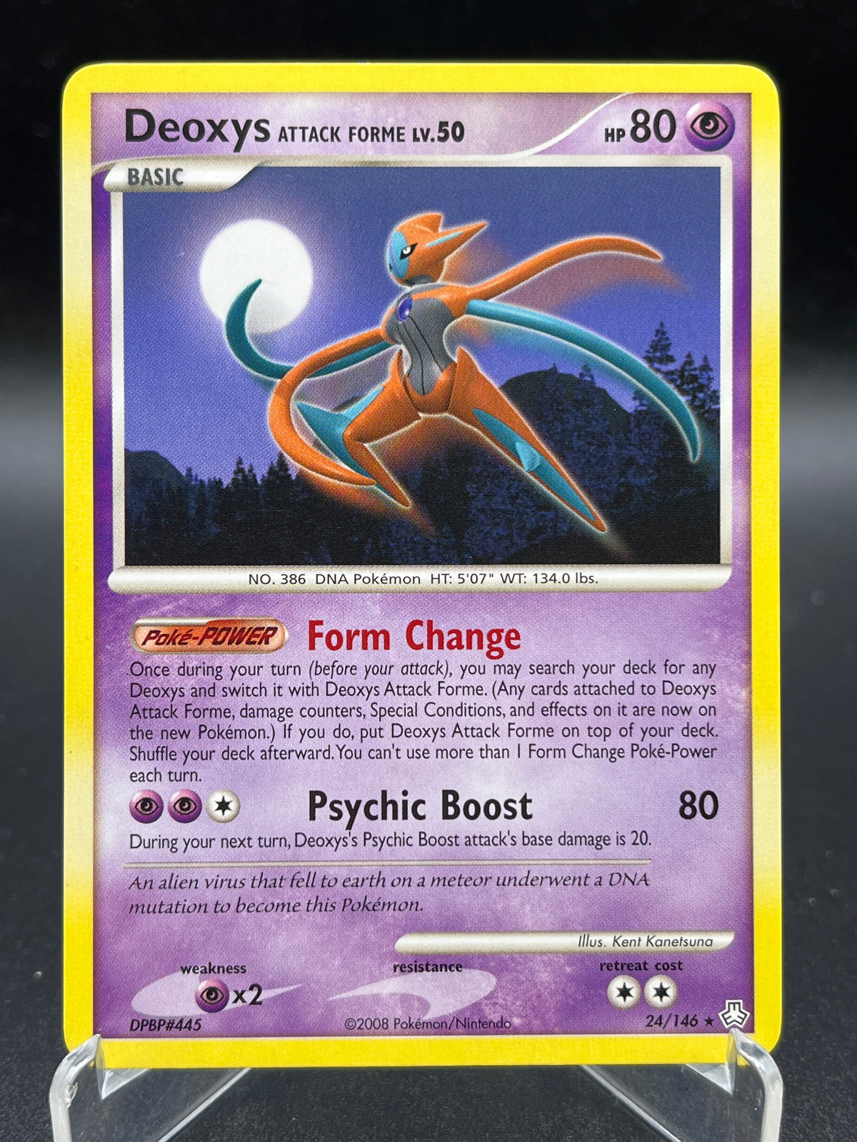 Pokémon TCG: 2008 Deoxys Attack Forme 24/146 - Legends Awakened