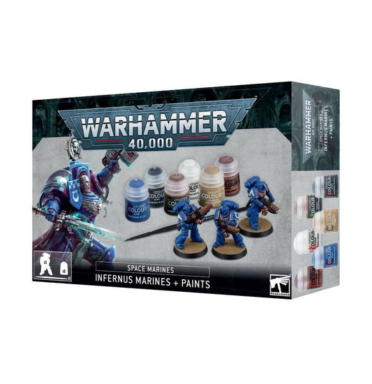 Warhammer: Space Marines - Infernus Marines + Paints Set