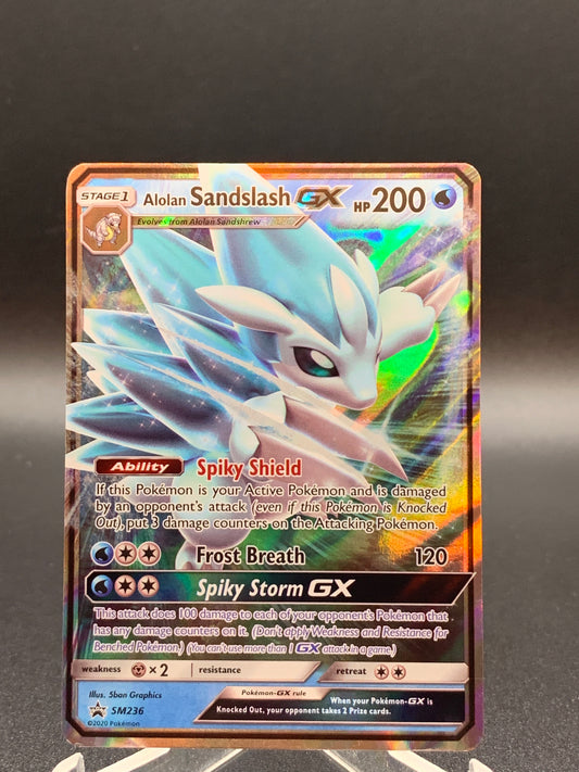 Pokémon TCG: 2020 Alolan Sandslash GX - SM236 SM: Promos - DMG