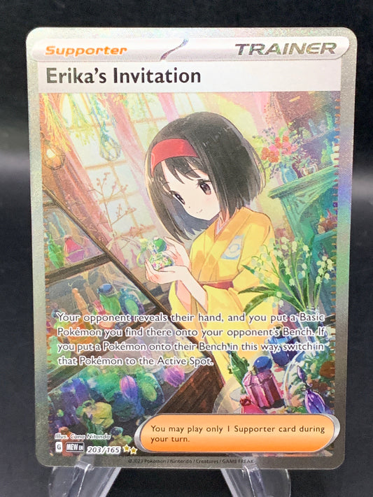 Pokémon TCG: 2023 Erika's Invitation - 203/165 - SV: Scarlet & Violet 151