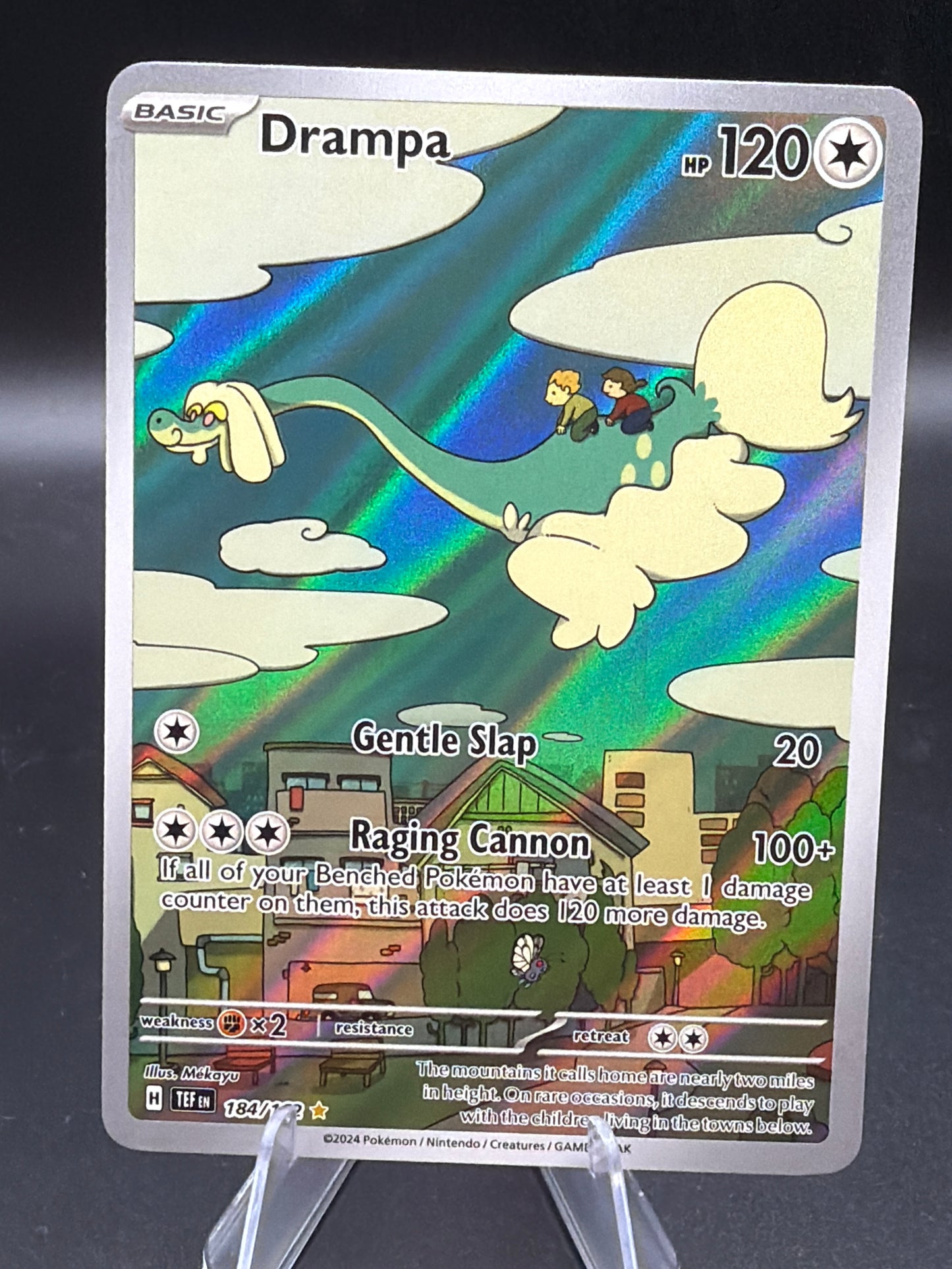 Pokémon TCG: 2024 Drampa 184/162 SV: Temporal Forces