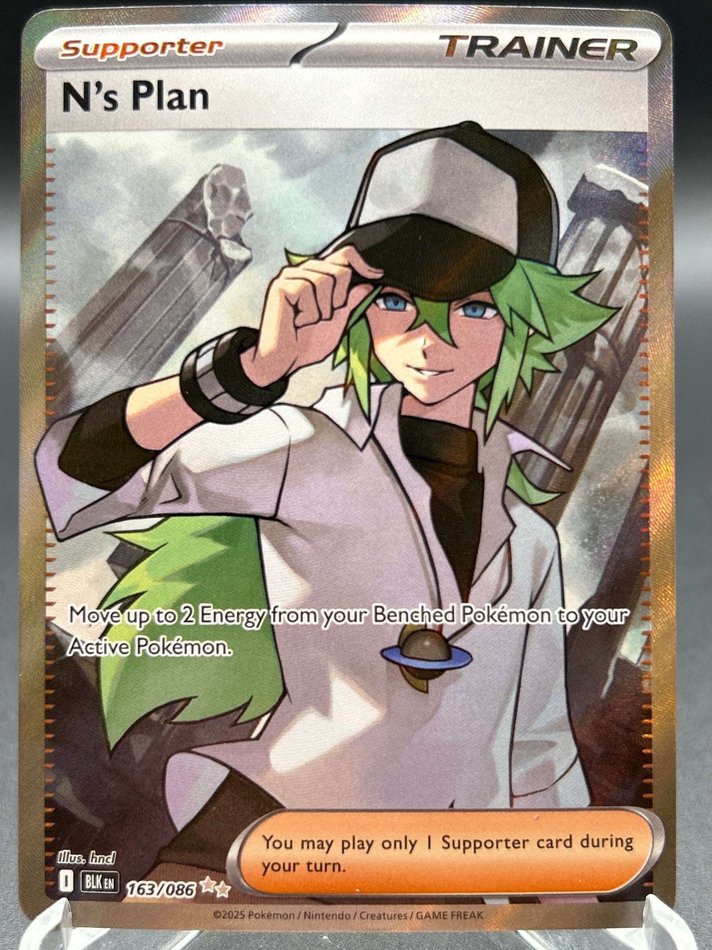 Pokémon TCG: 2025 N's Plan 163/086 SV: Black Bolt