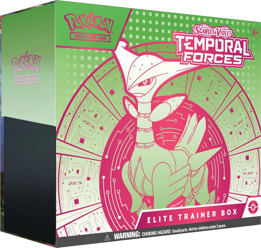 Pokémon TCG: Scarlet & Violet - Temporal Forces - Elite Trainer Box - Iron Leaves ex