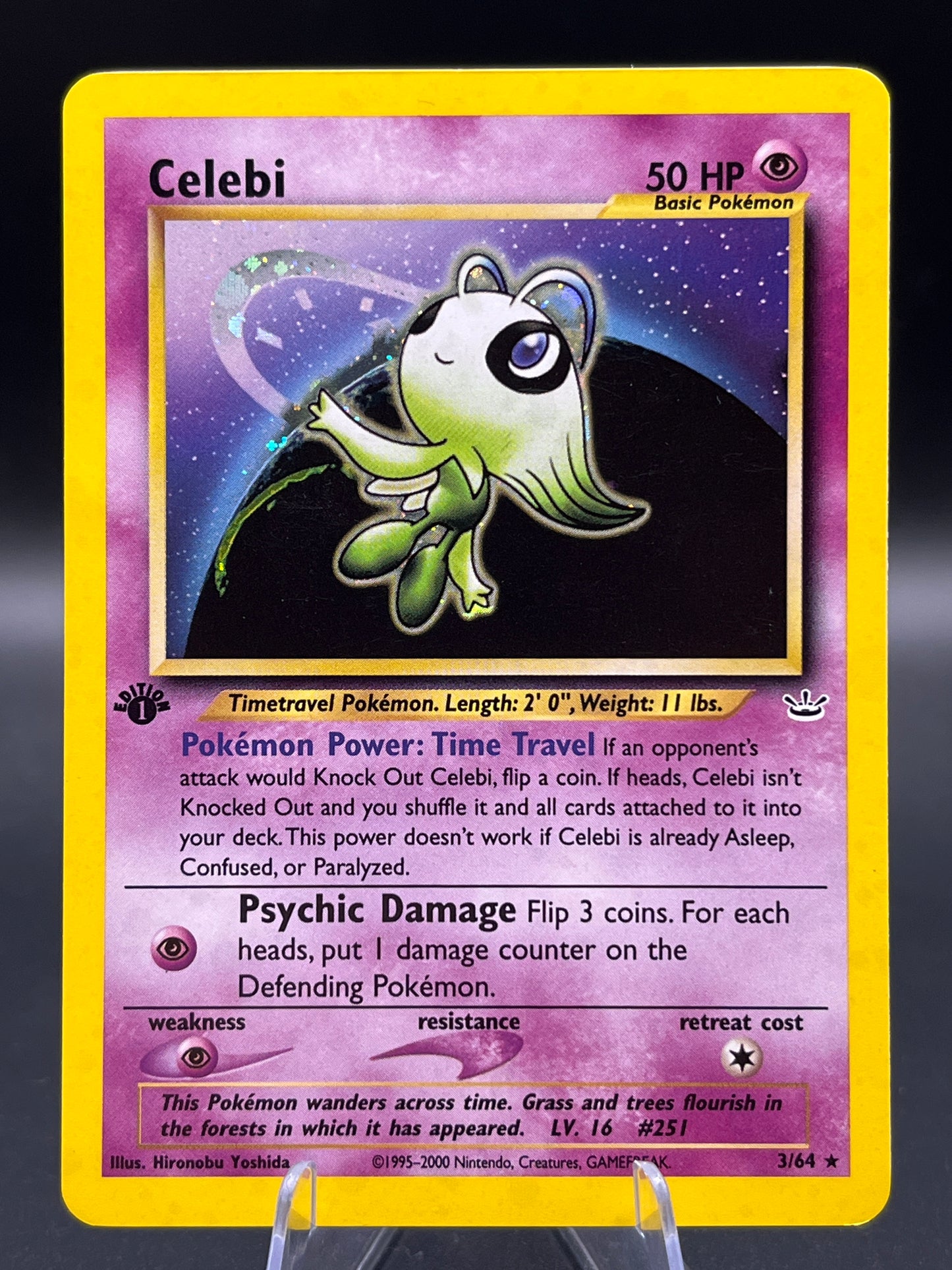 Pokémon TCG: 2000 Celebi 3/64 - Neo Revelation 1 Edition