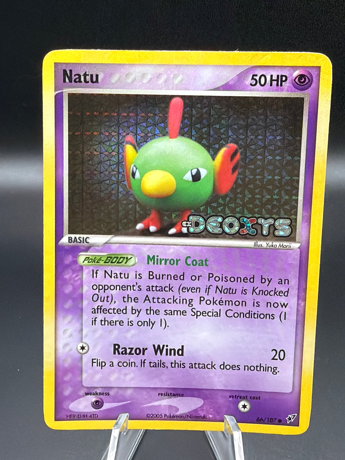 Pokémon TCG: 2005 Natu 66/107 - EX Deoxys (DX)
