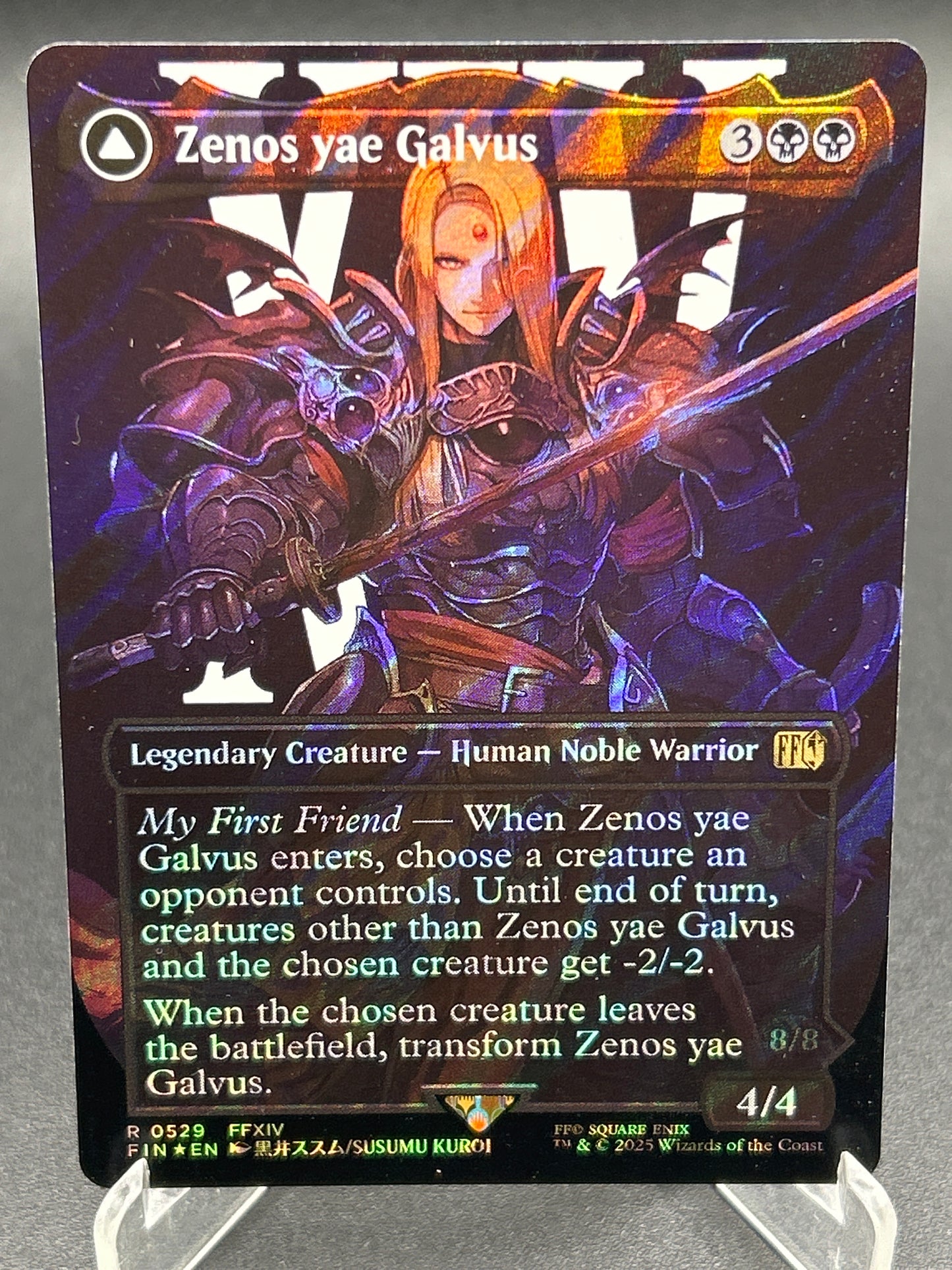 MTG TCG: Zenos yae Galvus (Borderless) (Surge Foil) R 0529 FIN: FINAL FANTASY