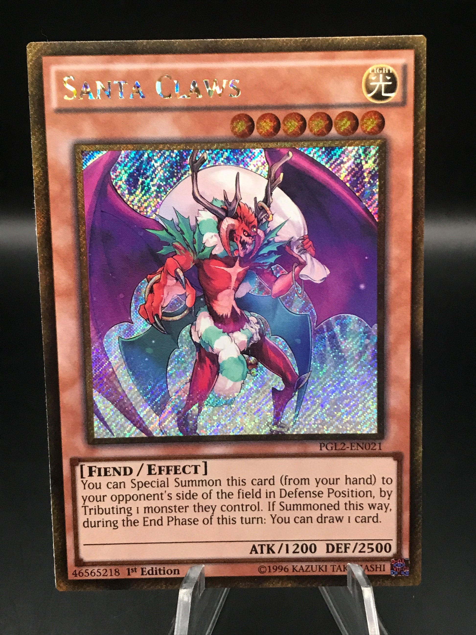 Yu-Gi-Oh! TCG Santa Claws PHL2-EN021 Premium Gold: Return of the Gold Epic Trading Collectibles Yu-Gi-Oh! TCG Santa Claws PHL2-EN021 Premium Gold: Return of the Gold Epic Trading Collectibles