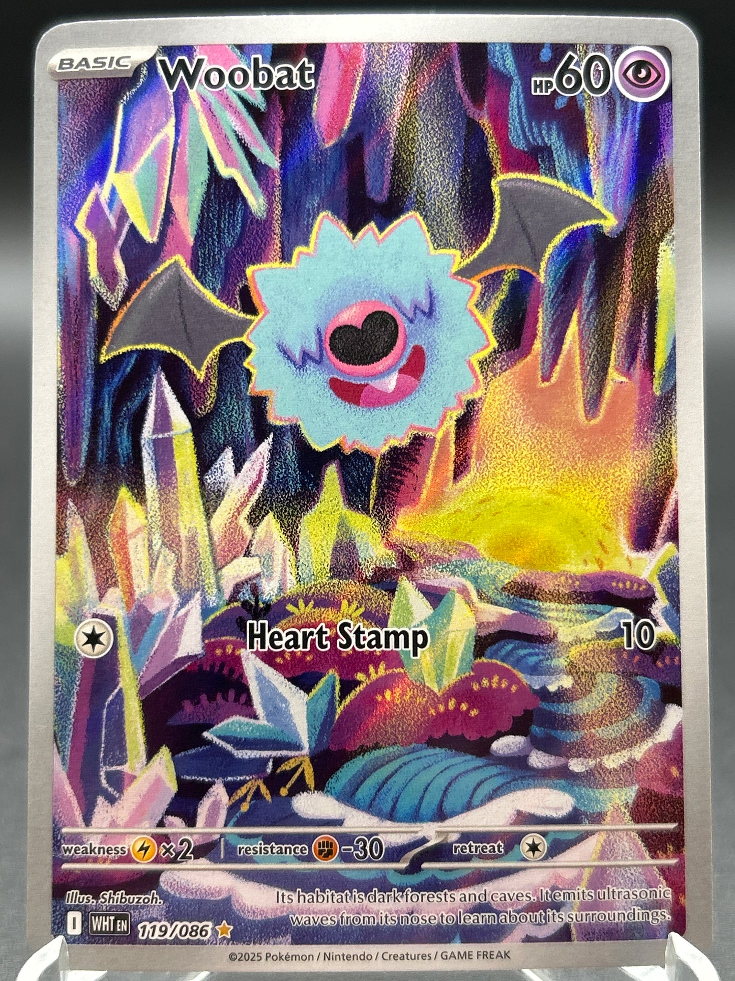 Pokémon TCG: 2025 Woobat - 119/086 - SV: White Flare