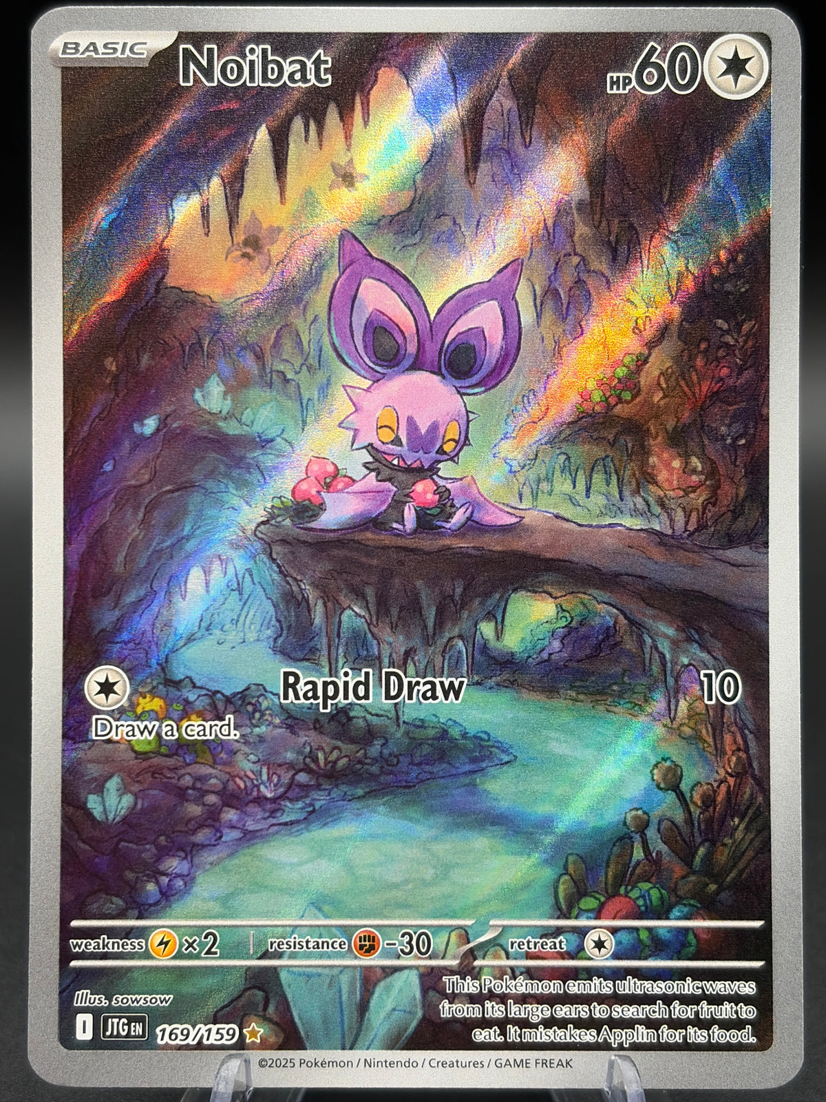 Pokémon TCG: 2025 Noibat - 169/159 - SV09: Journey Together