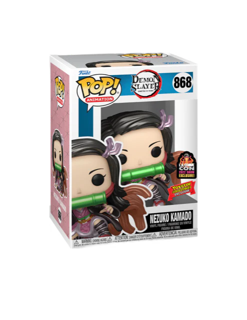 Funko PoP! Demon Slayer: Nezuko Kamado 868 (L.A. Comic Con 2022 Show)(Toystop Collectibles Exclusive)