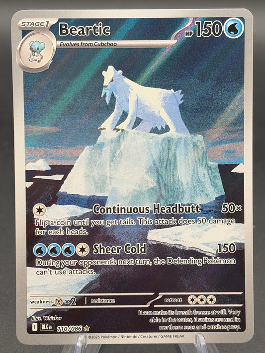 Pokémon TCG: 2025 Beartic 110/086 SV:  Black Bolt