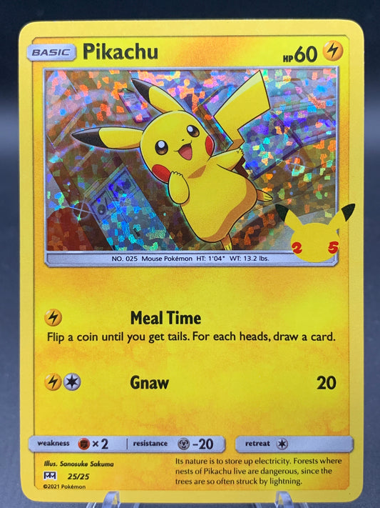 Pokémon TCG: 2021 Pikachu - 25/25 - McDonald's 25th Anniversary Promos Holo