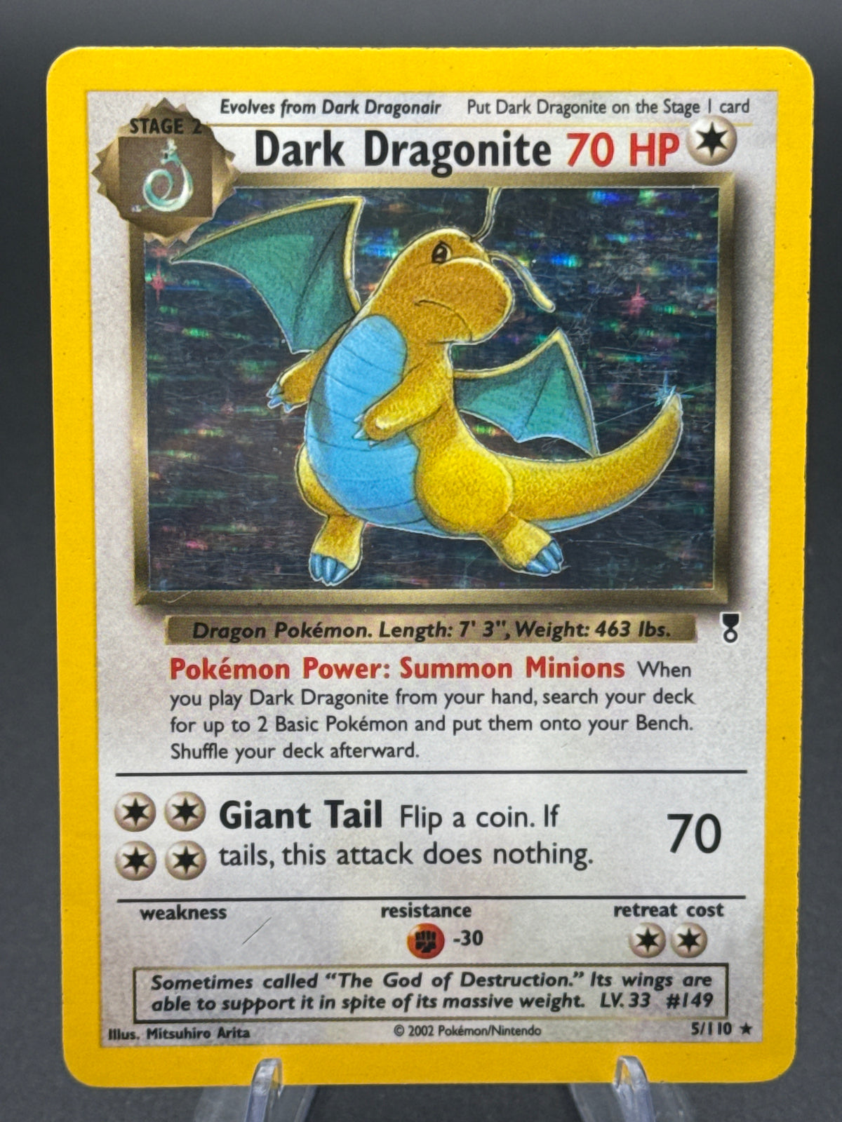 Pokémon TCG: 2002 Dark Dragonite 5/110 - Legendary Collection Holo