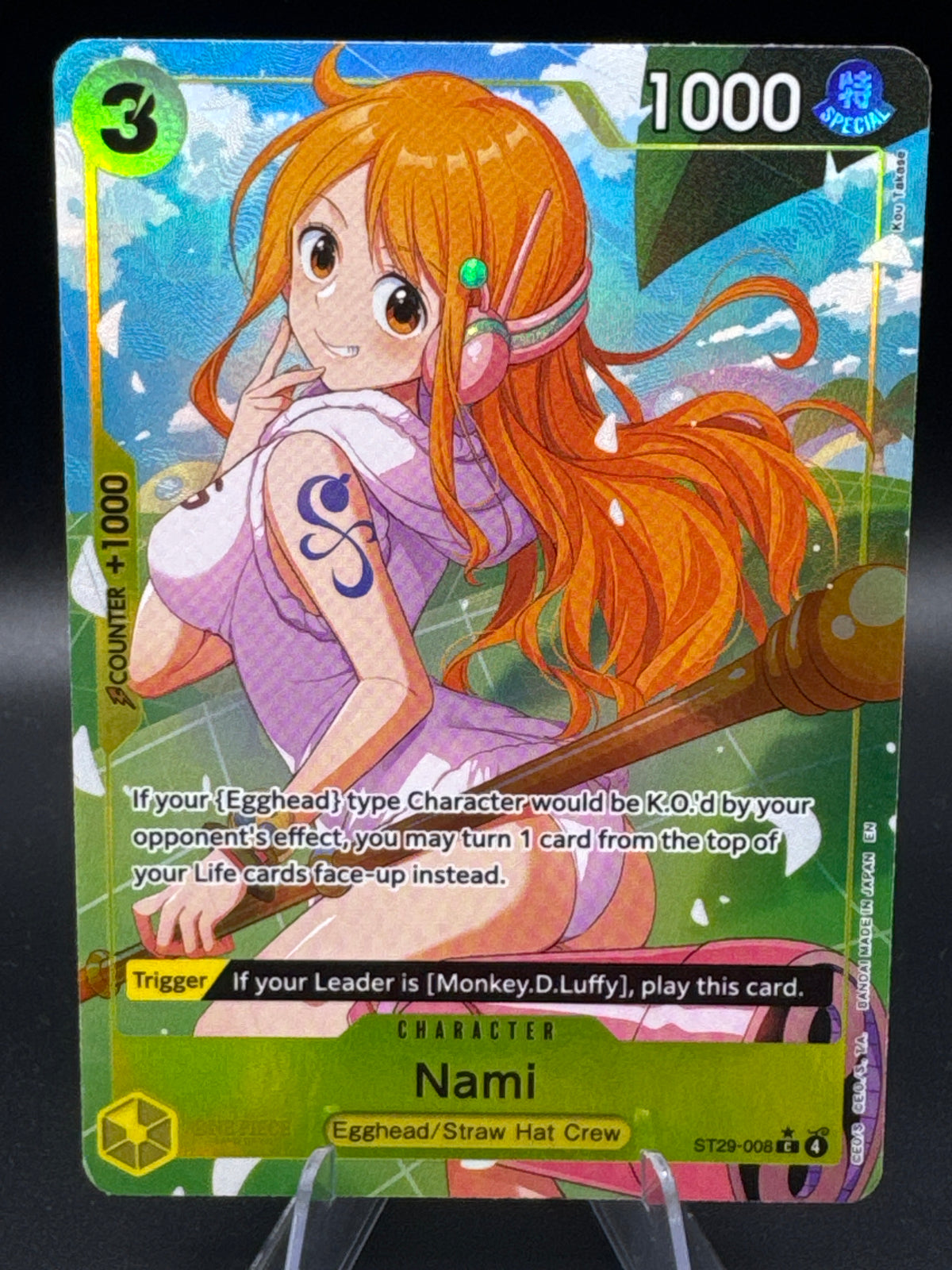One Piece TCG:  Nami (Full Art) - ST-29: Starter Deck 29 Egghead (ST-29)
