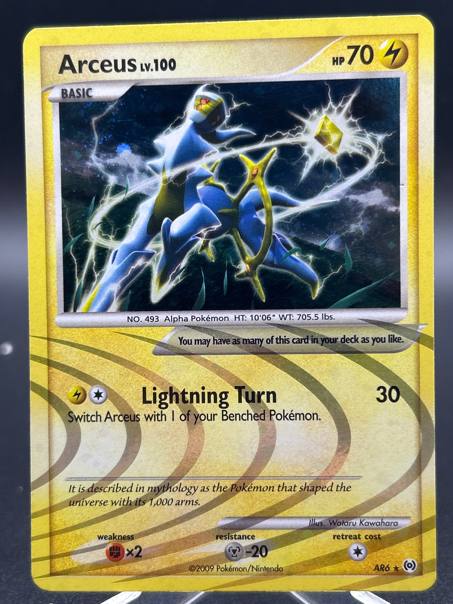 Pokémon TCG: 2009 Arceus - LV.100 AR6 Arceus