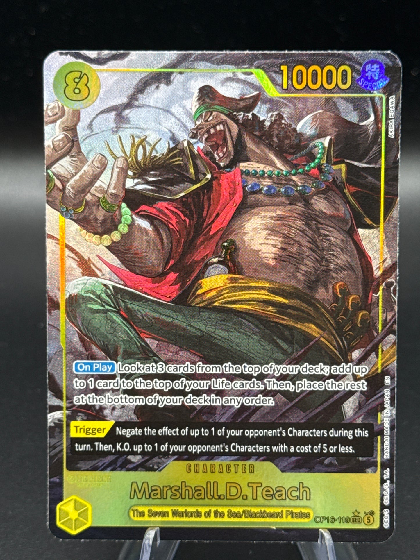 One Piece TCG: Marshall.D.Teach - OP16-119 - The Time of Battle