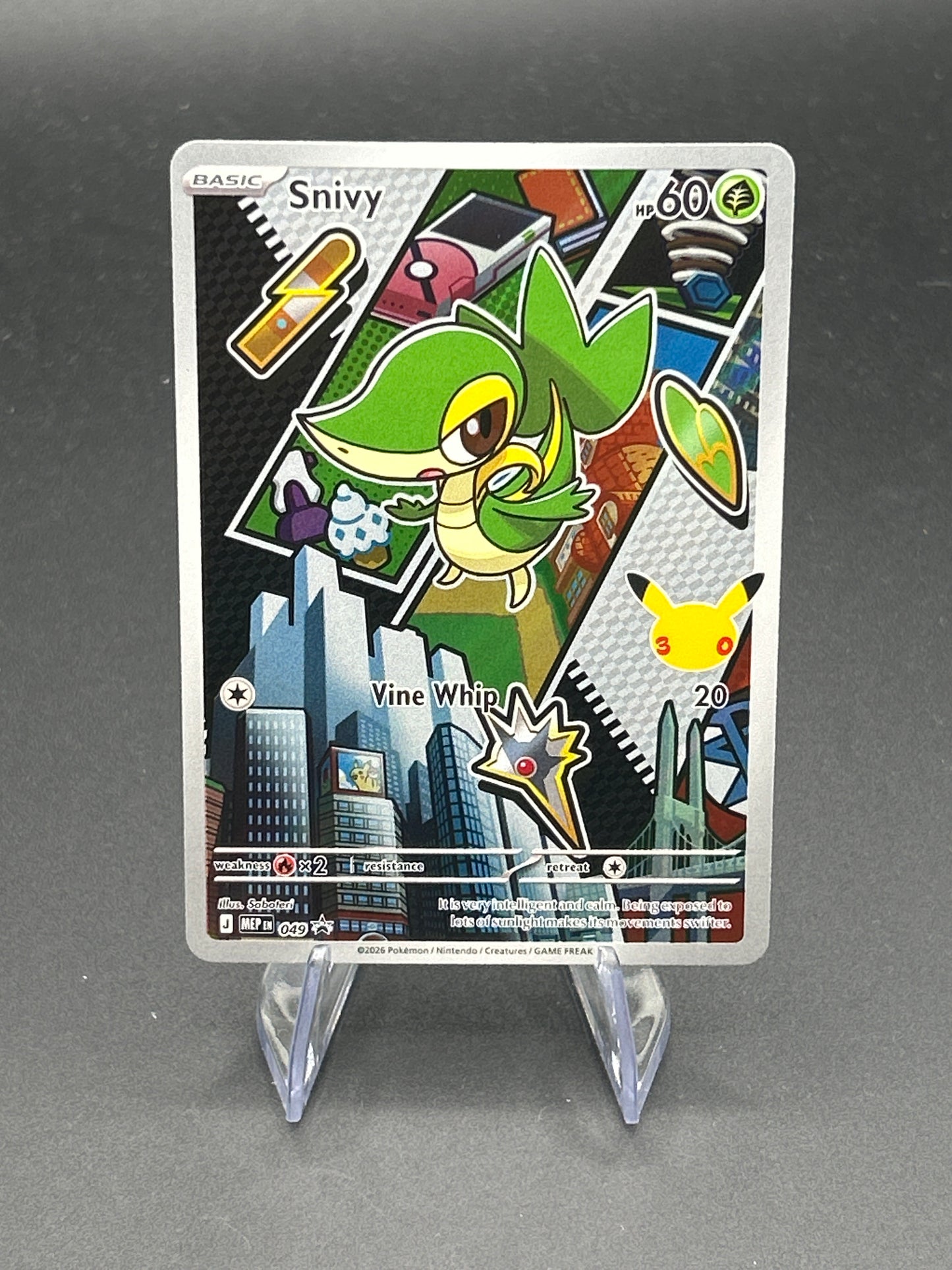 Pokémon TCG: 2025 Snivy - #49 - MEP: Mega Evolution Promo