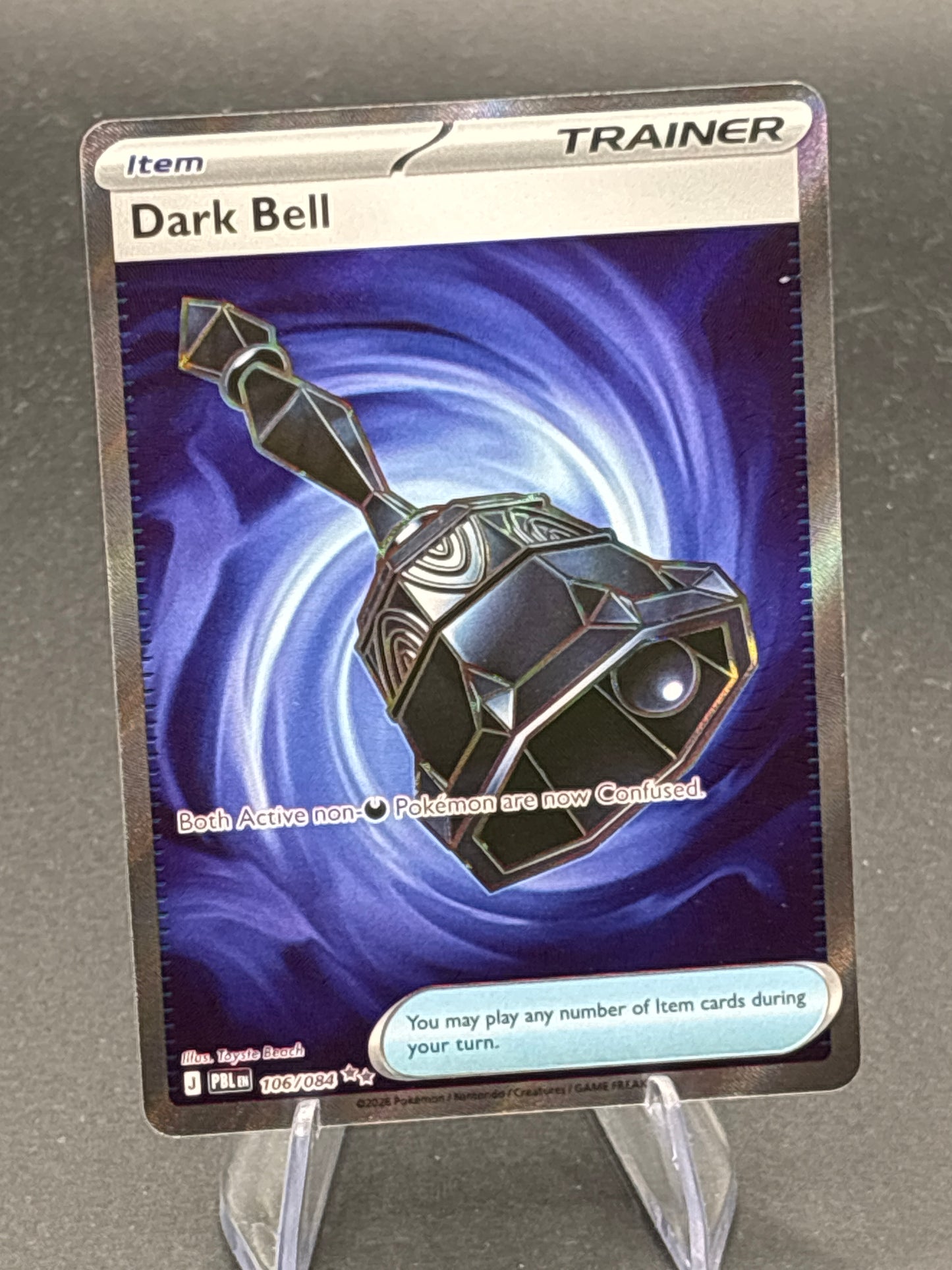 Pokémon TCG: 2026 - Dark Bell 106/084 - Pitch Black