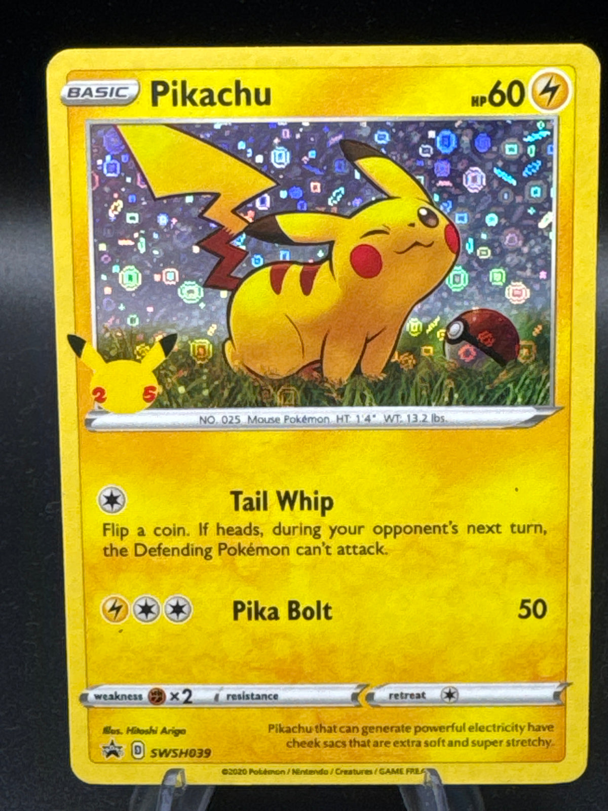 Pokémon TCG: 2020 Pikachu SWSH039 Sword & Shield Promo Cards