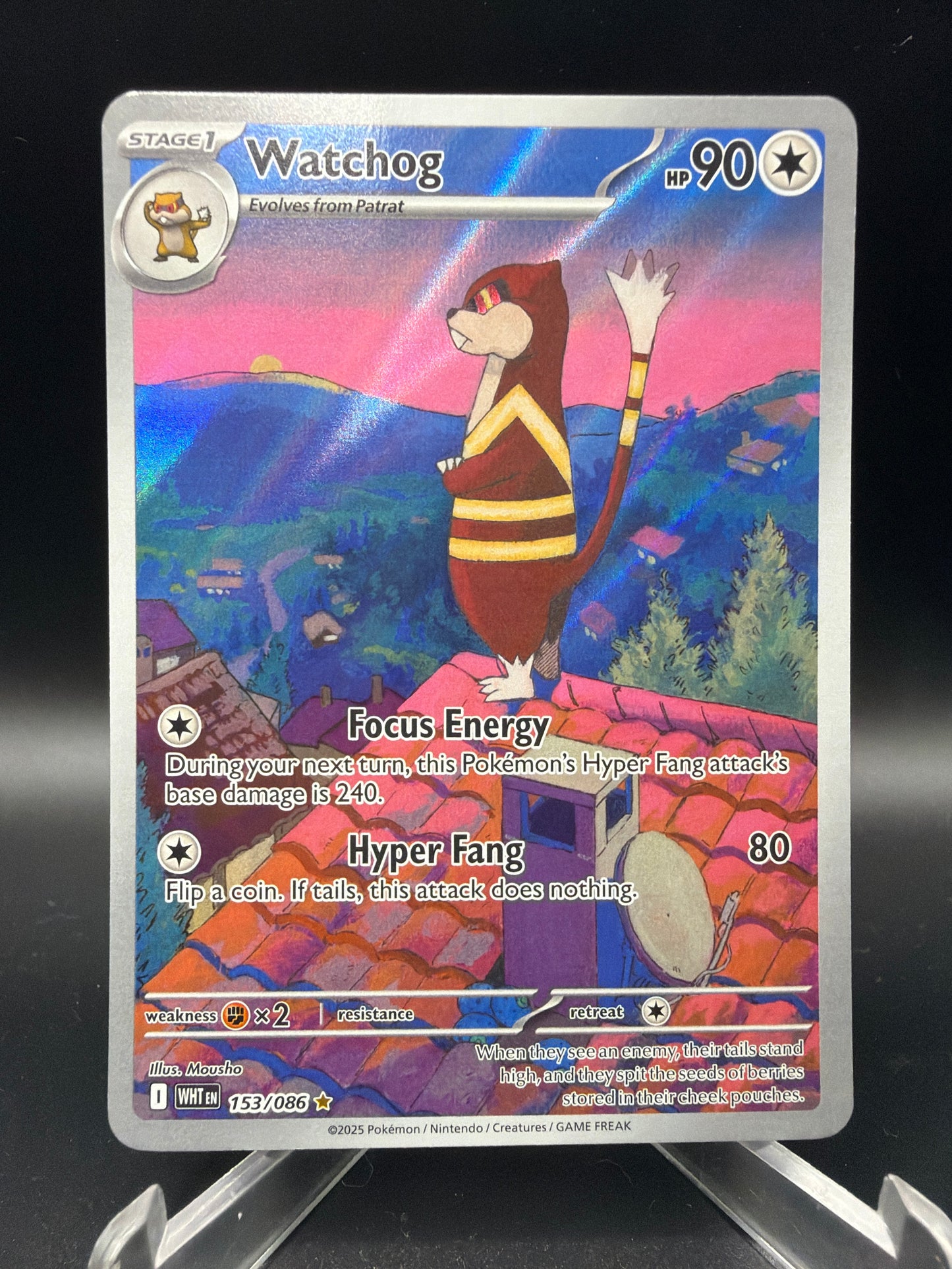 Pokémon TCG: 2025 Watchog 153/086 SV: White Flare