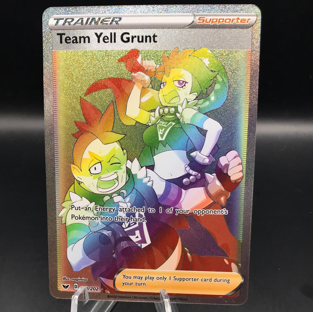 Pokémon TCG: 2020 Team Yell Grunt 210/202 SWSH: Base Set