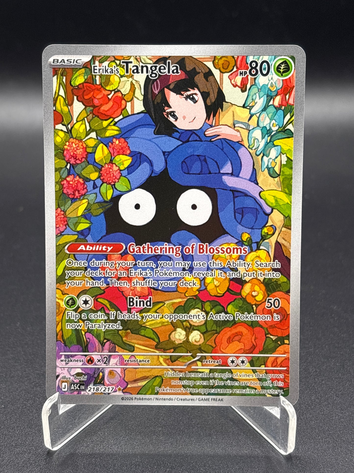 Pokémon TCG: 2026 Erika's Tangela - 218/217 - ME: Ascended Heroes