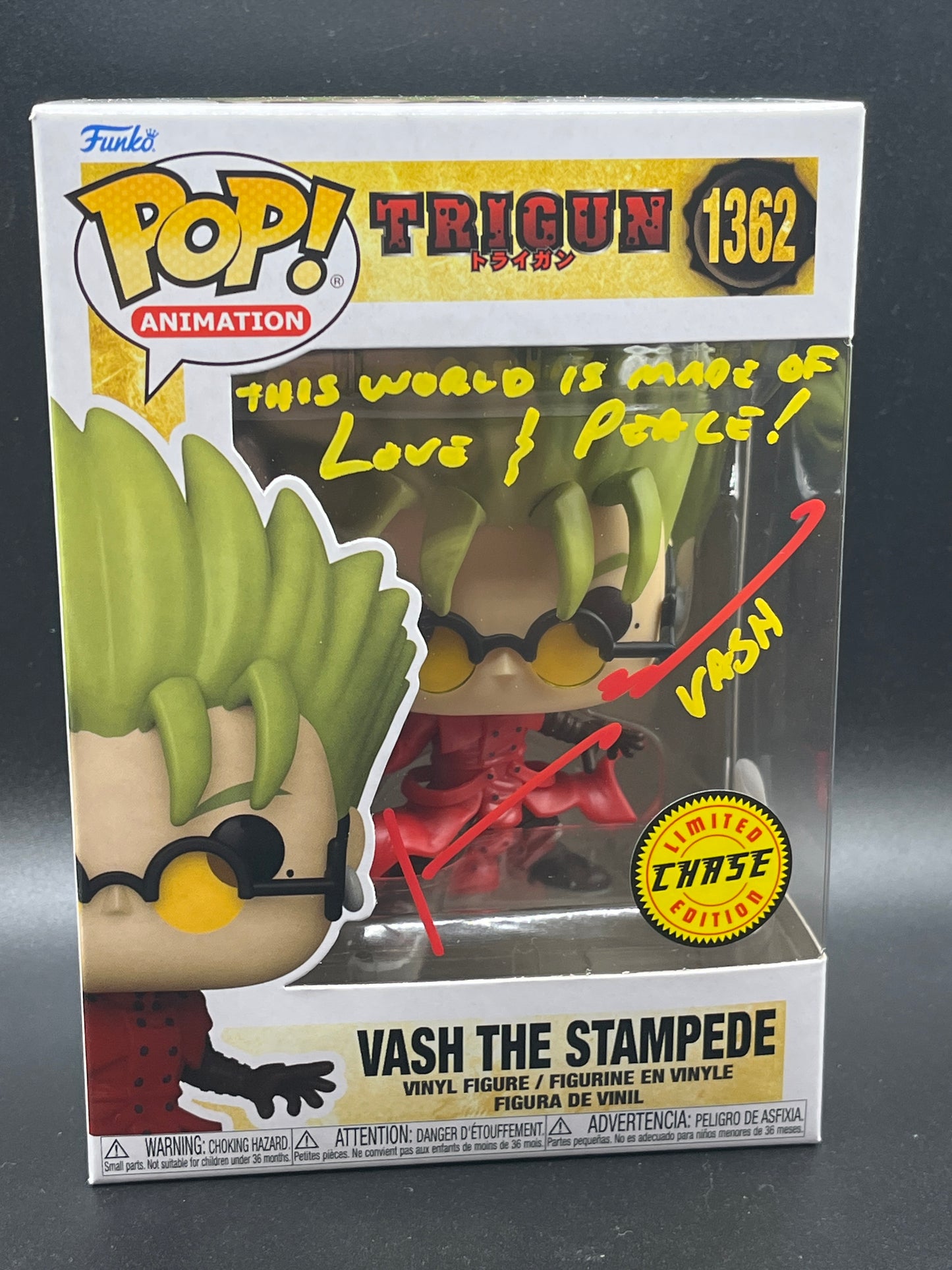 Auto Funko PoP! Anime: Vash the Stampede (Trigun) 1362 (Chase Limited Edition)