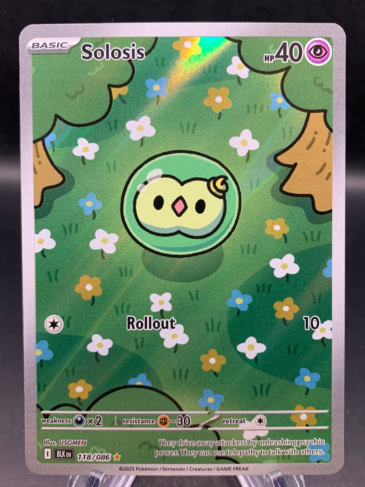 Pokémon TCG: 2025 - Solosis - 118/086 - SV: Black Bolt