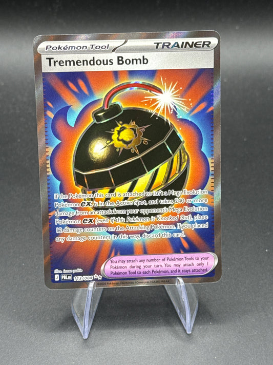Pokémon TCG: 2026 Tremendous Bomb - 113/084 - ME05: Pitch Black