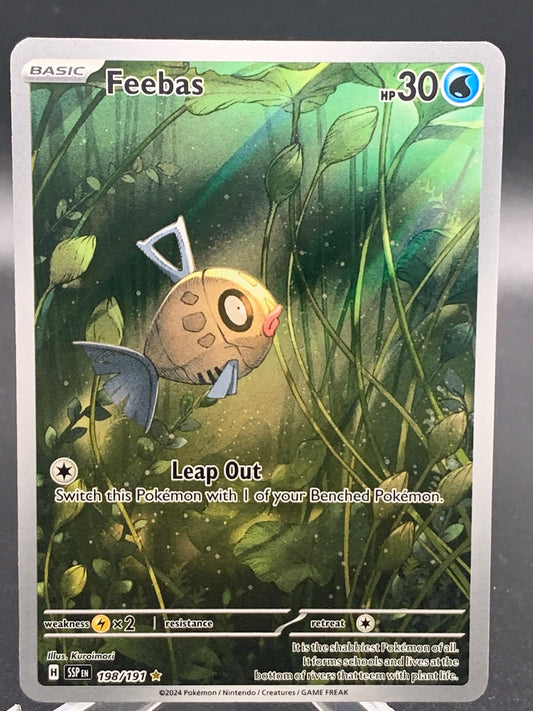 Pokémon TCG 2024 Feebas - 198/191 S&V: Surging Sparks