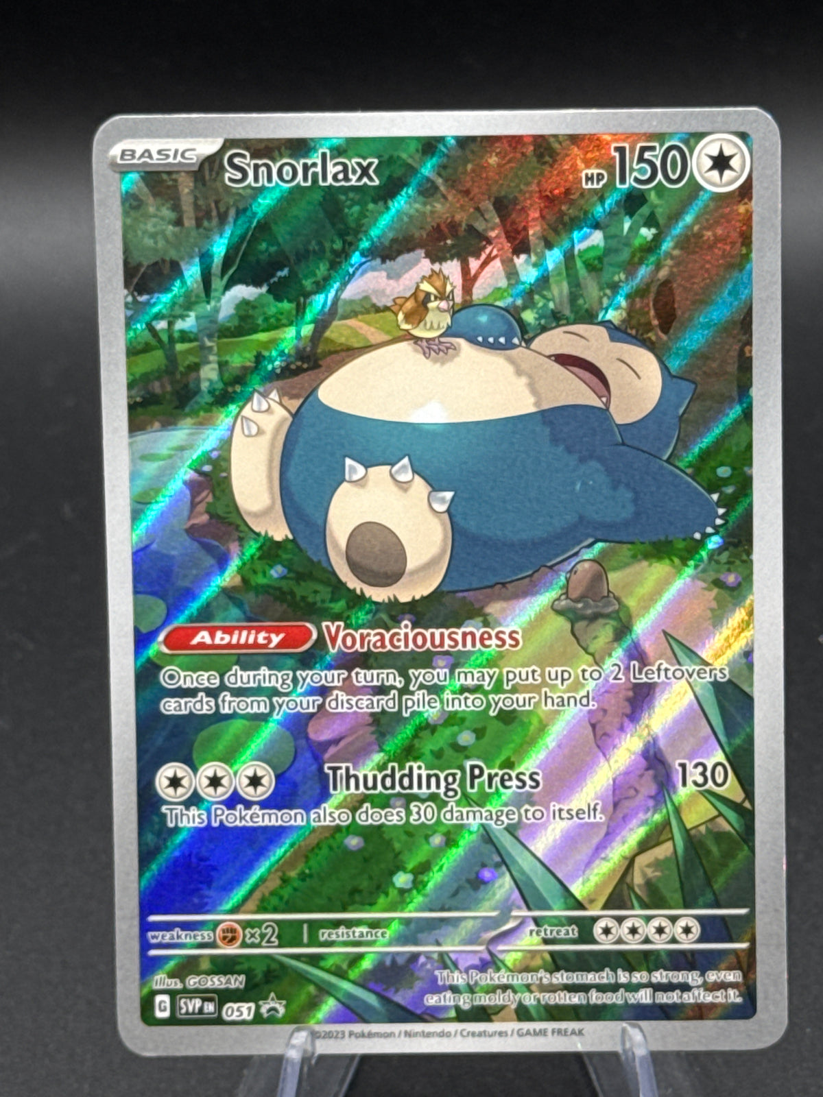 Pokémon TCG: 2023 Snorlax - #051 - SV: Scarlet & Violet Promos