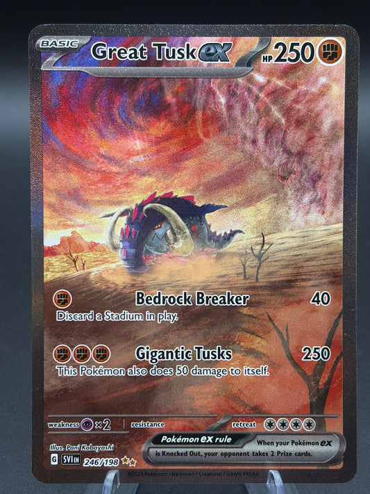 Pokémon TCG: 2023 Great Tusk ex - 246/198 - SV: Scarlet & Violet Base Set