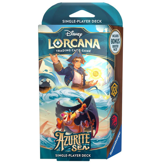 Disney Lorcana: Azurite Sea Starter Deck (Arwork May Vary)