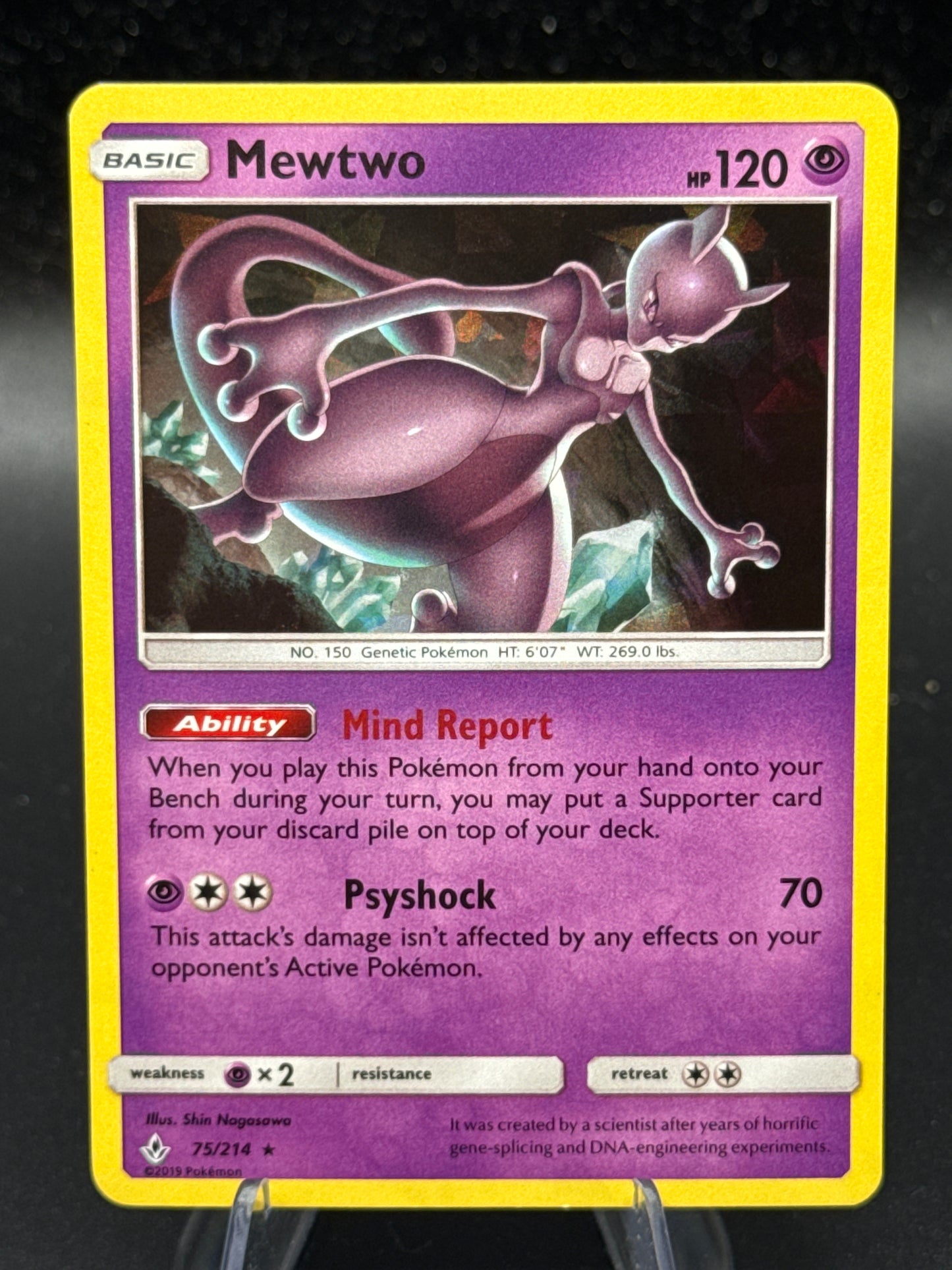 Pokémon TCG: 2019 Mewtwo 75/214 - SM - Unbroken Bonds