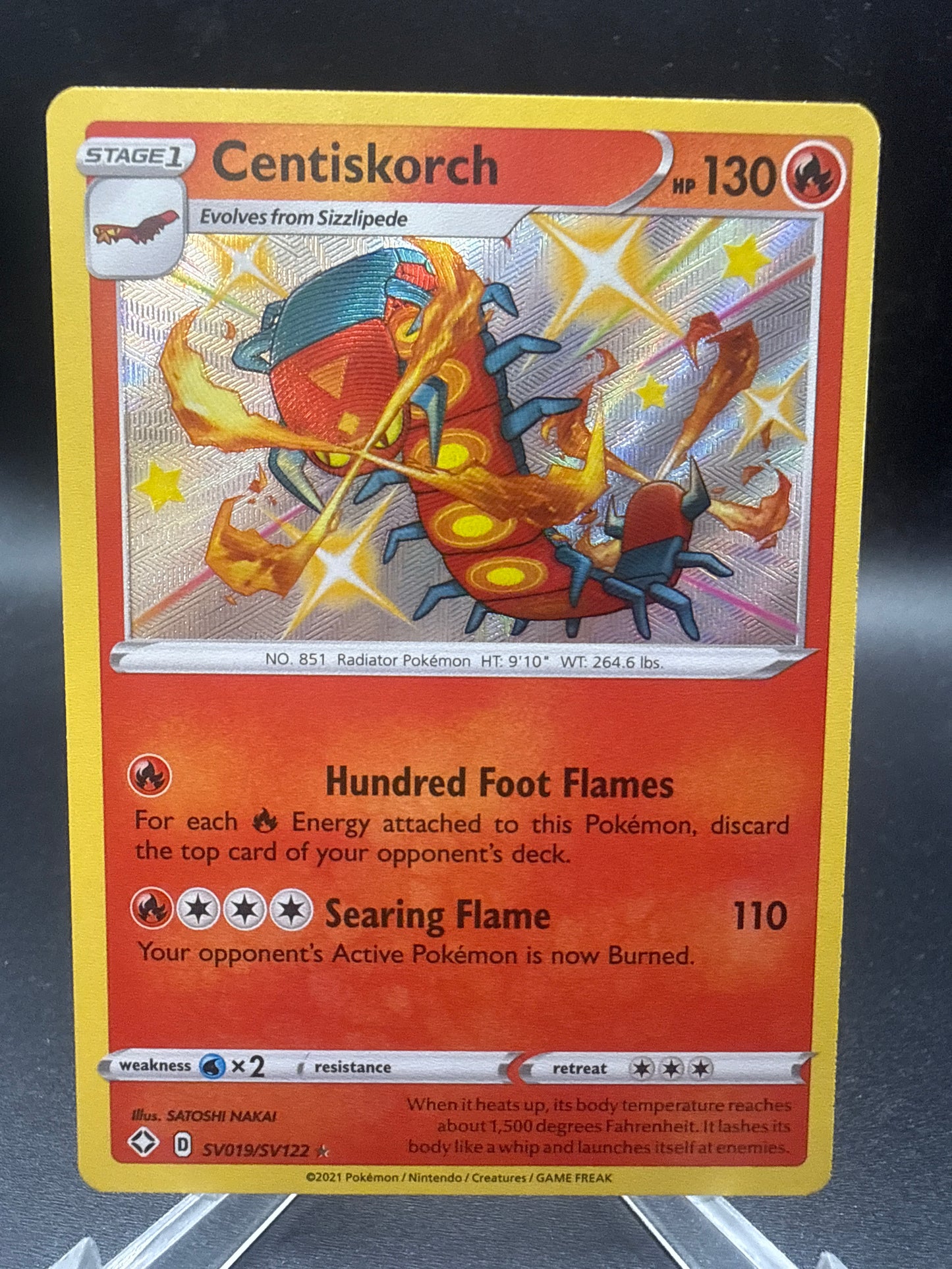 Pokémon TCG: 2021 Centiskorch - Shining Fates: Shiny Vault (SHFSV)