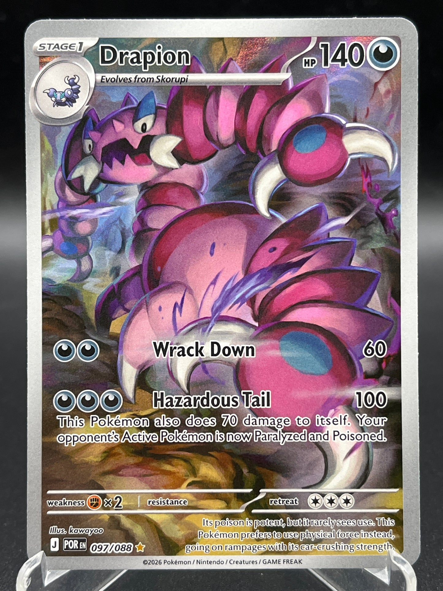 Pokémon TCG: 2026 Drapion - 097/088 - ME03: Perfect Order