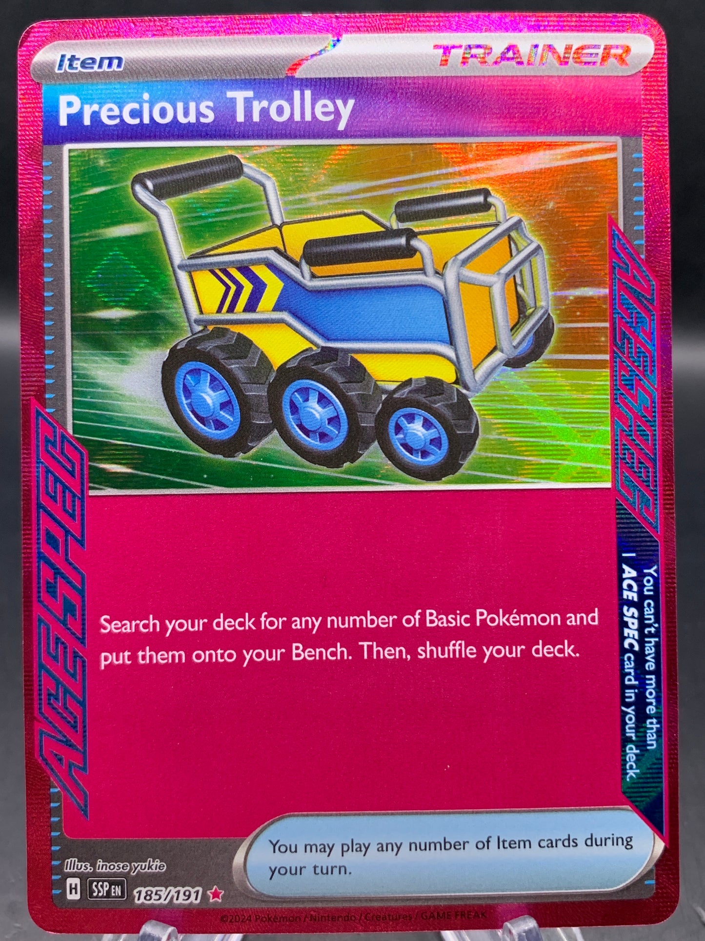 Pokémon TCG: 2024 Precious Trolley - 185/191 - SV: Surging Sparks