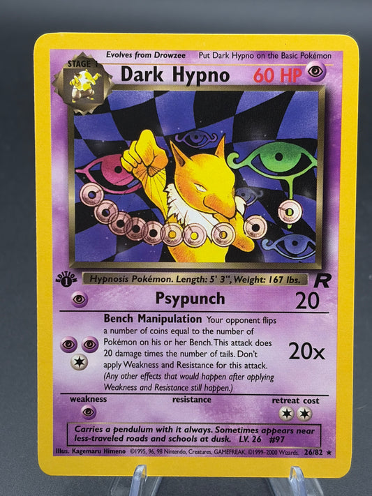 Pokémon TCG: 1999 Dark Hypno 26/82 Team Rocket