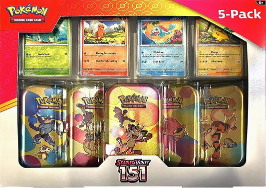 Pokémon TCG: Costco - Scarlet & Violet - 151 - Mini Tin 5-pack
