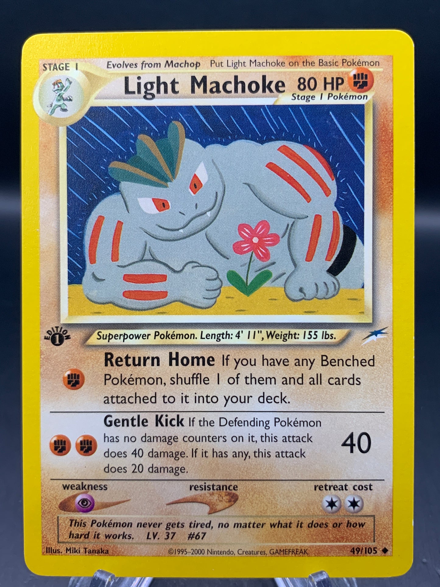 Pokémon TCG: 2002 1st Edition Light Machoke - 49/105 - Neo Destiny