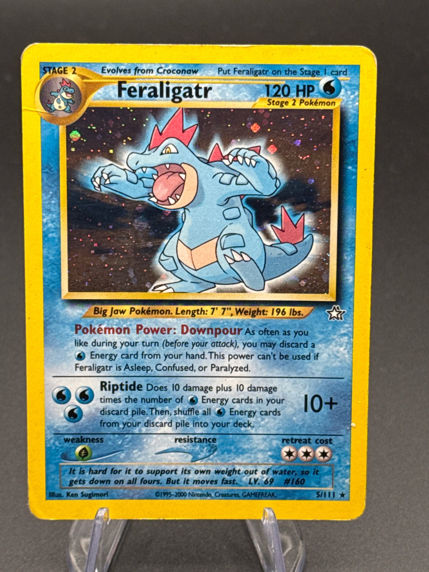 Pokémon TCG: 2000 Feraligatr 5/111 Neo Genesis Holo