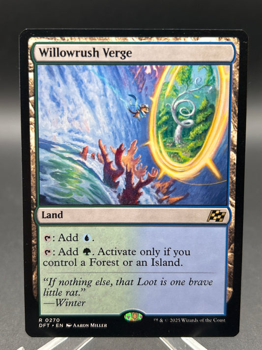 MTG TCG:  Willowrush Verge R 0270 - Aetherdrift