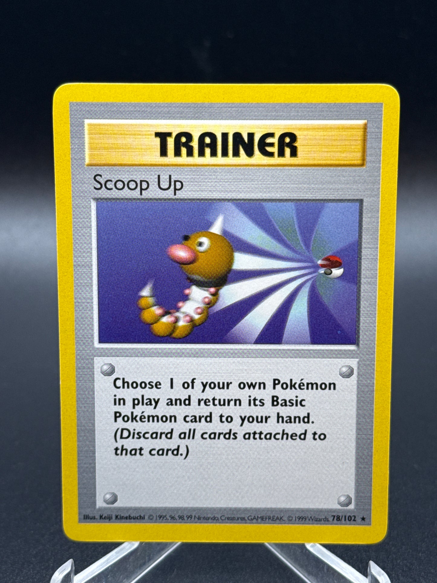 Pokémon TCG: 1999 Scoop Up - 78/102 - Base Set Shadowless