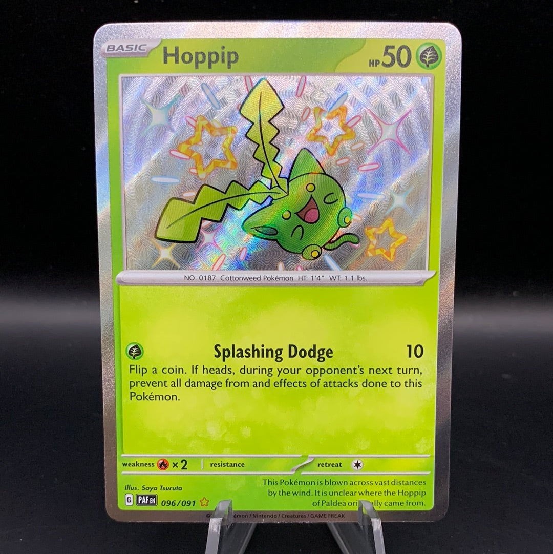 Pokémon TCG: 2024 Hoppip 096/091 S&V Paldean Fates Baby Shiny