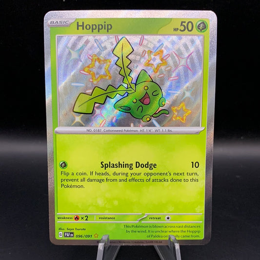 Pokémon TCG: 2024 Hoppip 096/091 S&V Paldean Fates Baby Shiny