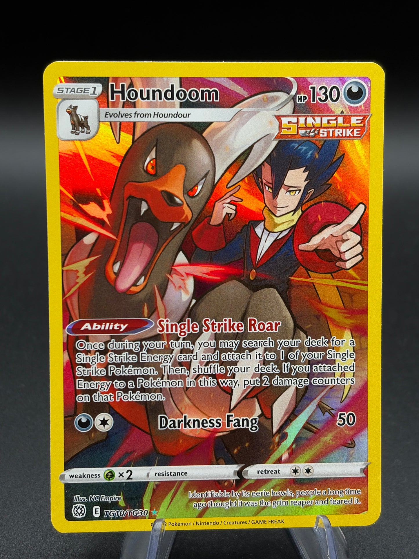 Pokémon TCG: 2022 Houndoom TG10/TG30 SWSH: Brilliant Stars