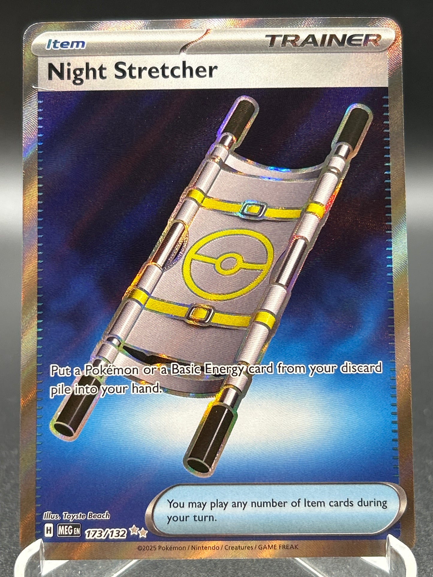 Pokémon TCG: 2025 Night Stretcher - 173/132 - MEG: Mega Evolution