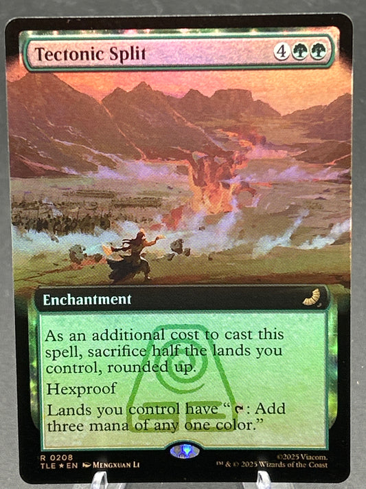 MTG TCG:  Tectonic Split R 0208 (Extended Art) - Avatar: The Last Airbender: Eternal-Legal