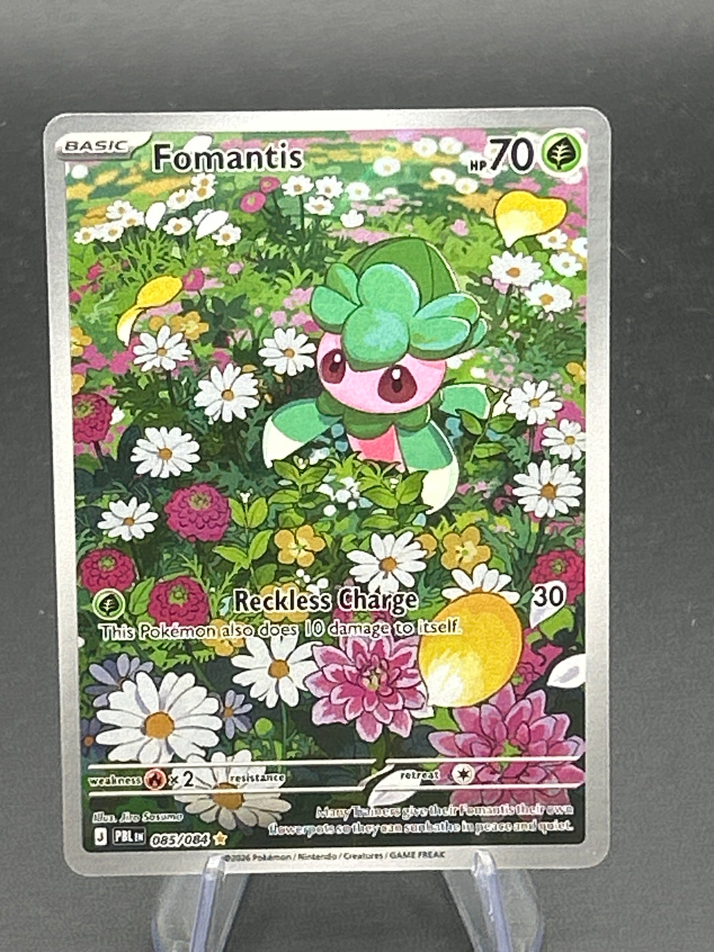 Pokémon TCG: 2026 - Fomantis - 085/084 - Pitch Black
