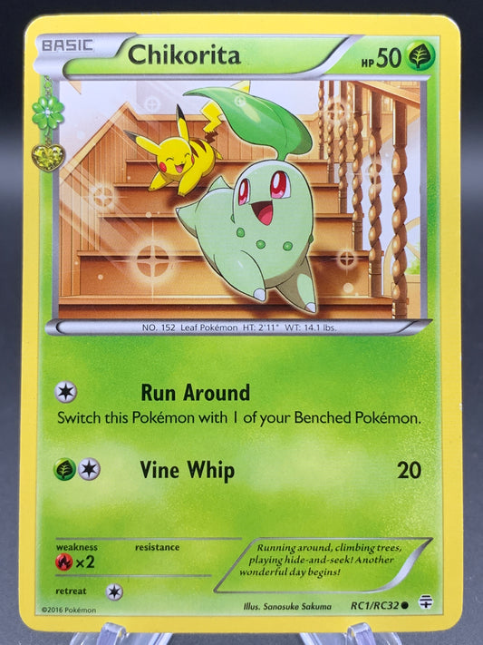 Pokémon TCG: 2016 Chikorita - RC1/RC32 - XY: Generations Radiant Collection
